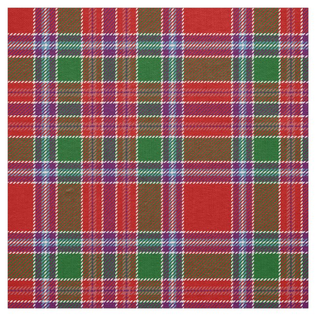 Tecido Xadrez Escocesa Clan Burrell Tartan (Modelo)