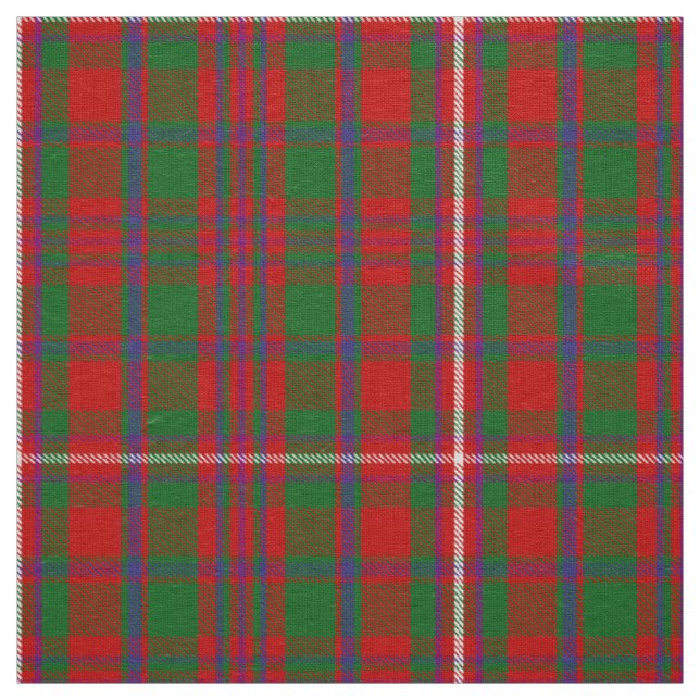 Tecido Xadrez Escocesa Clan MacKinnon Tartan (Modelo)