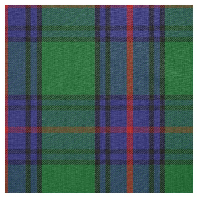 Tecido Xadrez Escocesa Clan Shaw Tartan (Modelo)