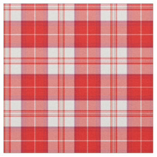 Tecido Xadrez Escocesa Menzies Red Clan Tartan