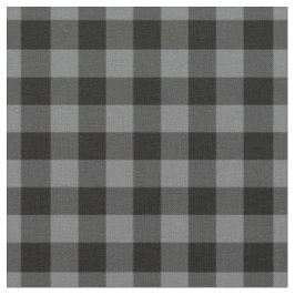Tecido Xadrez Escuro Cinza e Preto Gingham