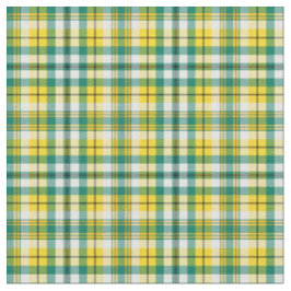 Tecido Xadrez Esportivo Verde Brilhante e Amarelo Dourado