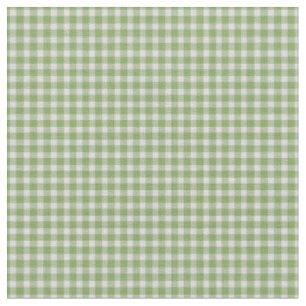 Tecido Xadrez Gingham Verde Empoeirado