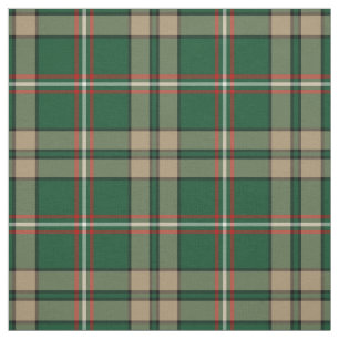 Tecido Xadrez Irlandesa O'Neill Tartan Green e Tan
