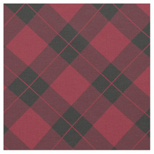 Tecido Xadrez marrom e preta elegante  