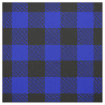 Xadrez Real Azul Negro XL Buffalo Check Tartan