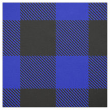 Xadrez Real Azul Negro XXL Buffalo Check Tartan