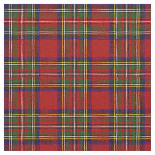 Tecido Xadrez Real Stewart Tartan Padrão Escocês