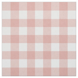 Tecido Xadrez Rosa de Coral Buffalo