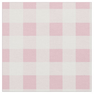 Tecido Xadrez Rosa Pastel e Branco