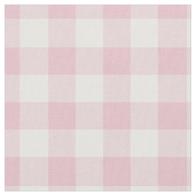 Tecido Xadrez Rosa Pastel e Branco (Detalhe)