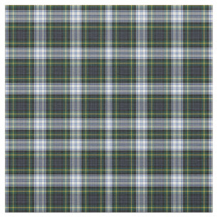 Tecido Xadrez russa Gordon White Green Check Tartan