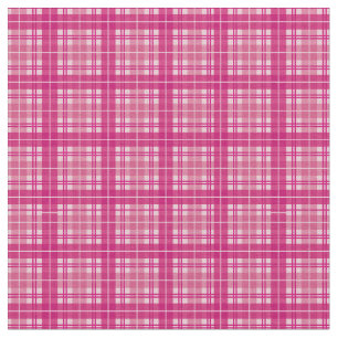 Tecido Xadrez Tartan, cor-de-rosa, brilhante