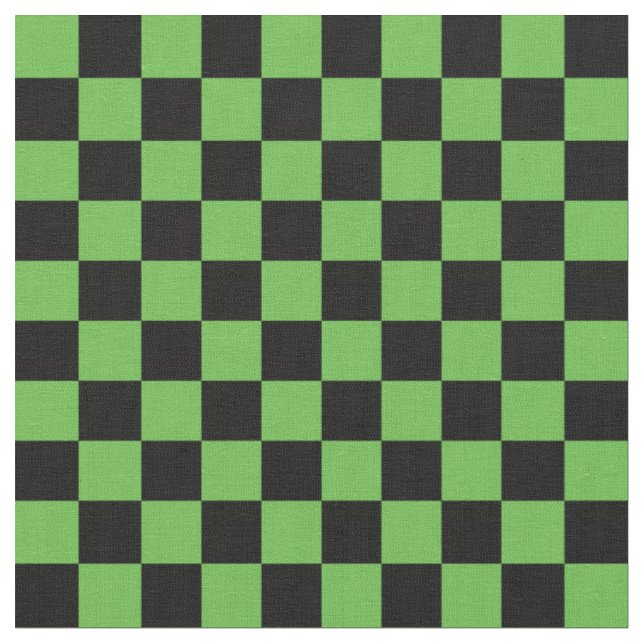 Tecido Xadrez Verde e Preto (Detalhe)
