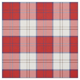 Tecido Xadrez vermelha e branca do Tartan do vestido de