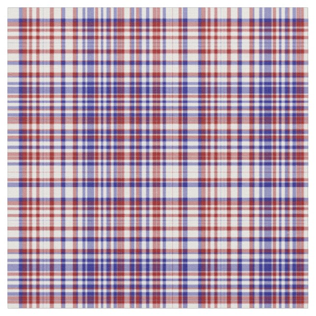 Tecido xadrez-Vermelho Branco e Azul 44 (Detalhe)