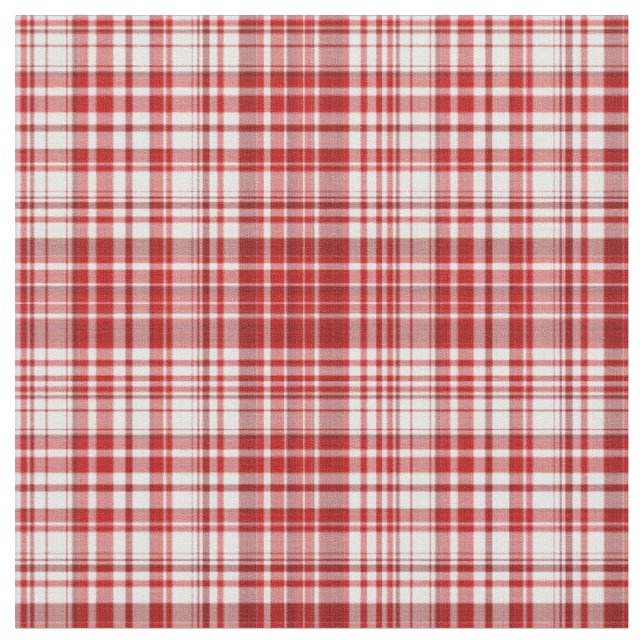 Tecido xadrez - Vermelho e Branco 02 (Detalhe)