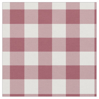 Tecido Xadrez VERMELHO E BRANCO Vintage Gingham
