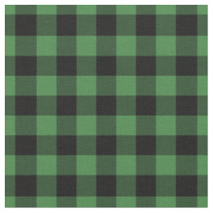 Tecido Xadrez Vichy Verde e Preto