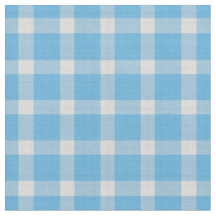 Tecido Xadrezinho Azul Cristal e Branco