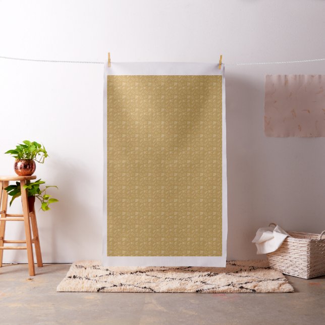 Tecido Yellow Sewing Themed Pattern (In Situ)