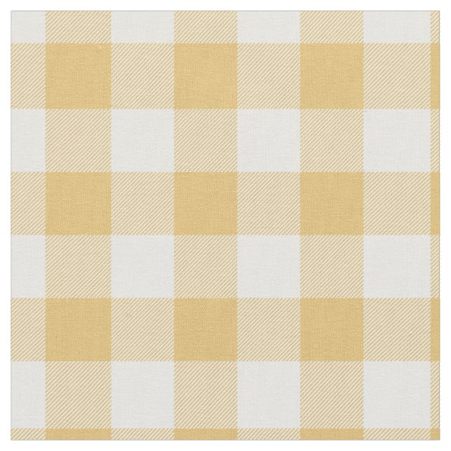 Tecido Yellow & White Plaid Gingham (Detalhe)