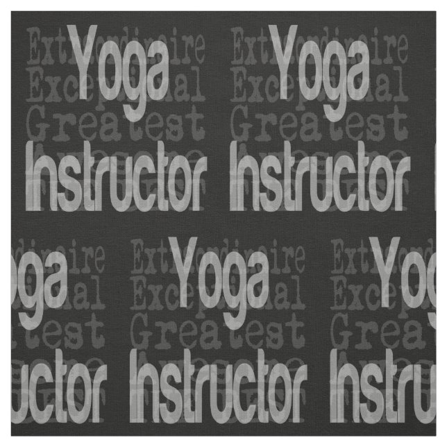 Tecido Yoga Instrutor Extraordinaire (Modelo)