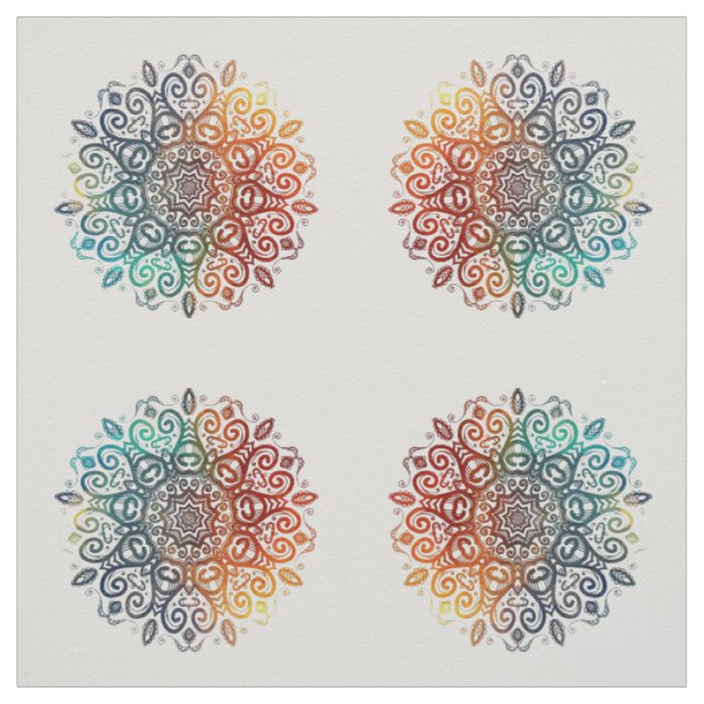 Tecido Yoga Mandala (Modelo)