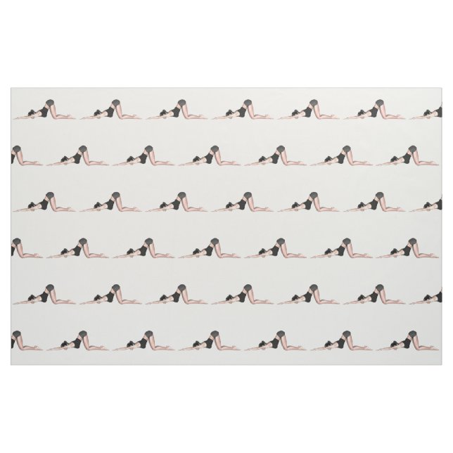 Tecido Yoga Poses Thunder_Cove (Fat Quarter)