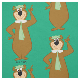 Tecido Yogi "Mais Inteligente Que O Urso Médio"