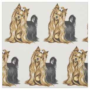 Tecido yorkshire terrier