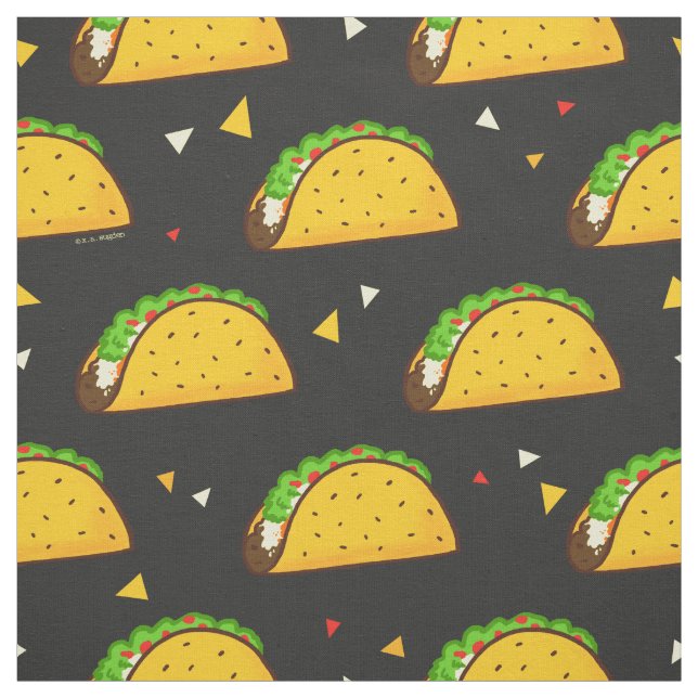 Tecido Yummy Taco Pattern (Modelo)
