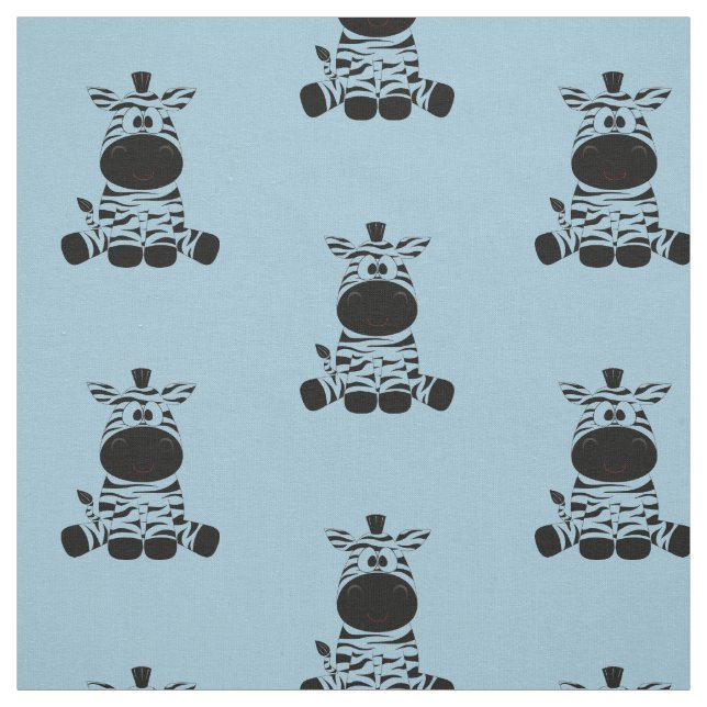 Tecido Zebra Blues (Modelo)
