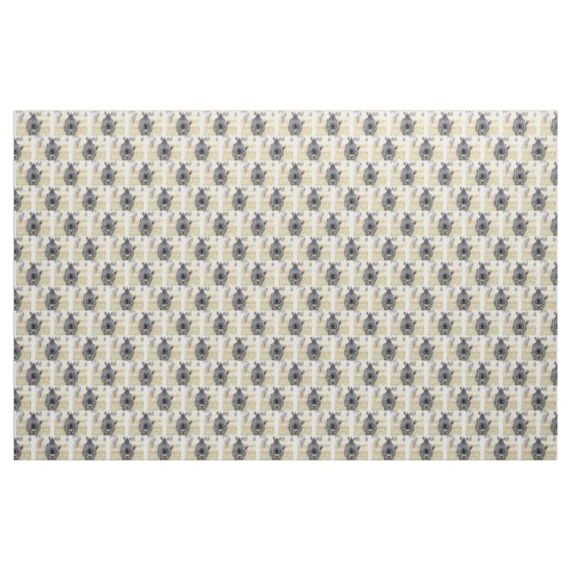Tecido Zebra olhando para você (Jarda)