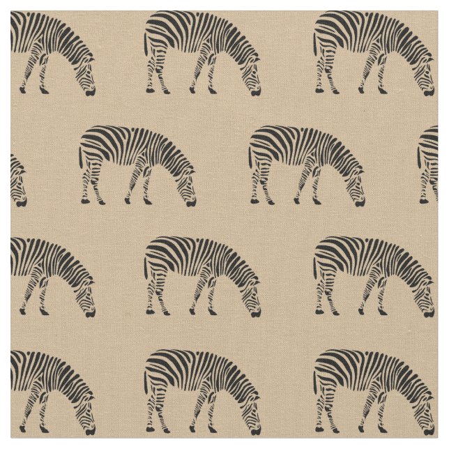 Tecido Zebras em Creme (Detalhe)
