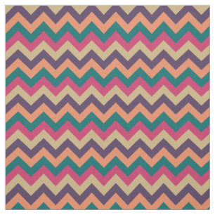 Tecido Zigzag tropical