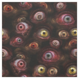 Tecido Zombie Olhos Olhos Assustadores Pelos Olhos Humano