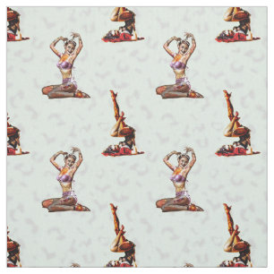 Tecido Zombie Pin Ups