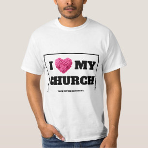Tecidos com Amor Camiseta Personalizada de Igreja