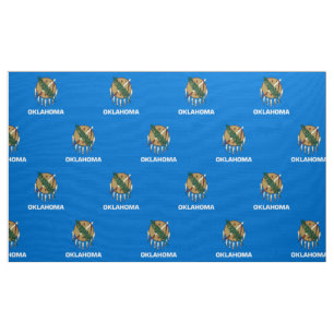 Tecidos da bandeira do estado de Oklahoma