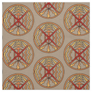 Tecidos de Águas de Incêndio Tecido de Arte Nati