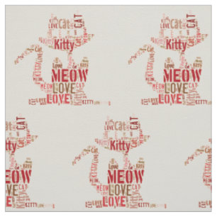 Tecidos de Designer de Gato Gato Gato Gato Gato - 