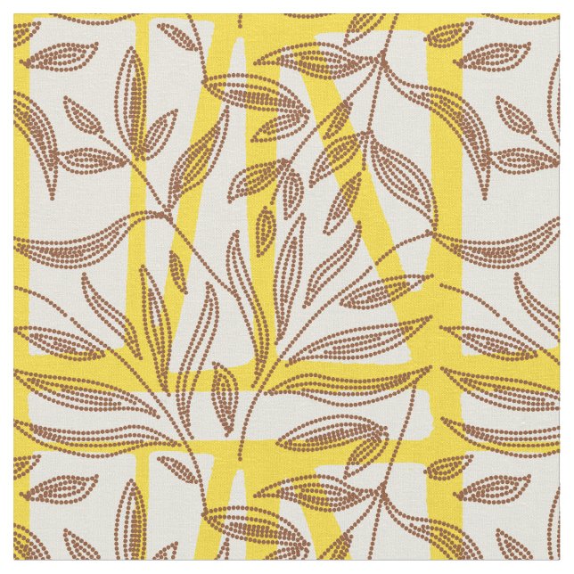 tecidos de lama africanos contrastam com amarelo b (Detalhe)