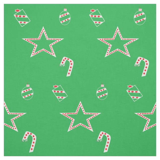 Tecidos de Natal Verde da bolinhas (Modelo)
