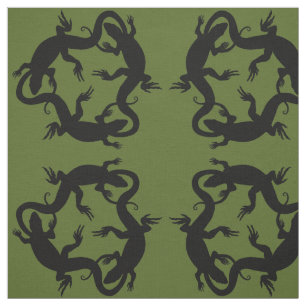 Tecidos de padrões do Tecido Lizard Art