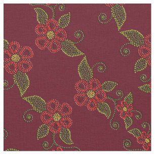 Tecidos de perolização nativos da arte do tecido