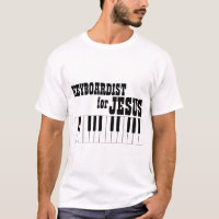 Teclado de Camisa da Equipe do culto para Jesus