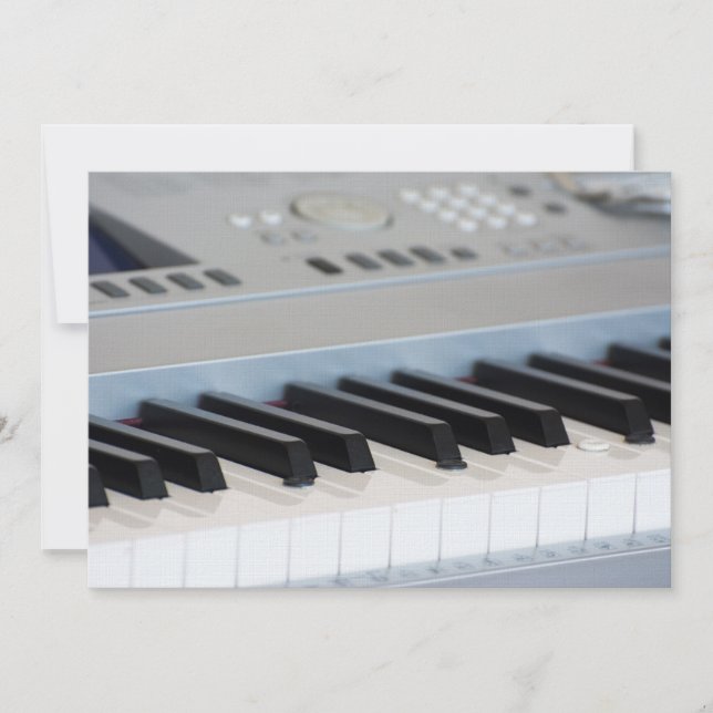 Teclado do Synthesizer (Frente)