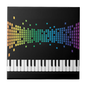 Teclado instrumental para piano de música multico