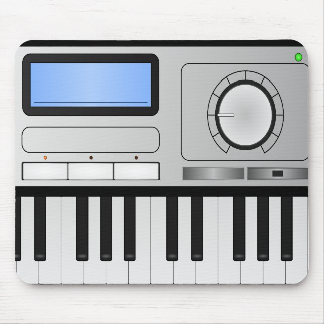 Teclado Mousepad do sintetizador de Digitas (Frente)